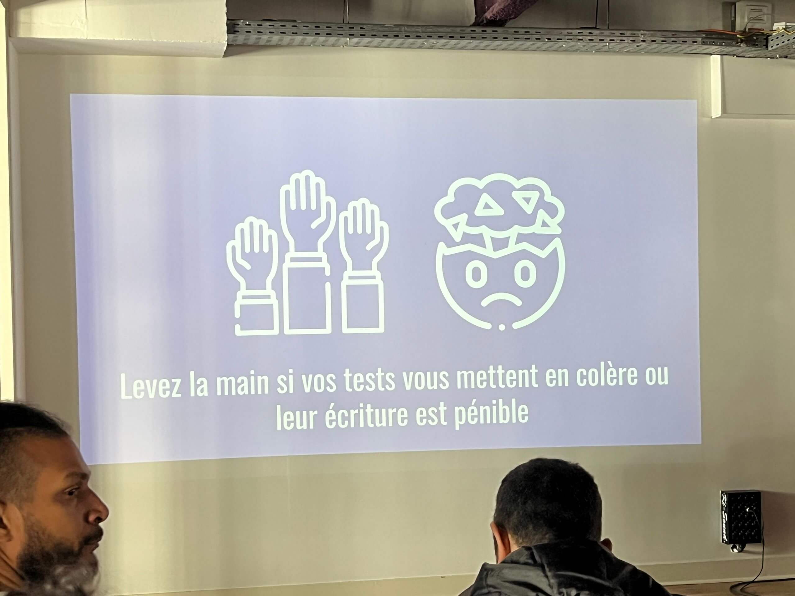 angry or painful testing